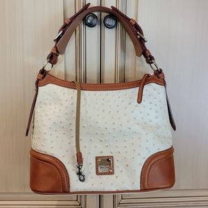 Dooney and Bourke Real Leather Faux Ostrich Embossed bag